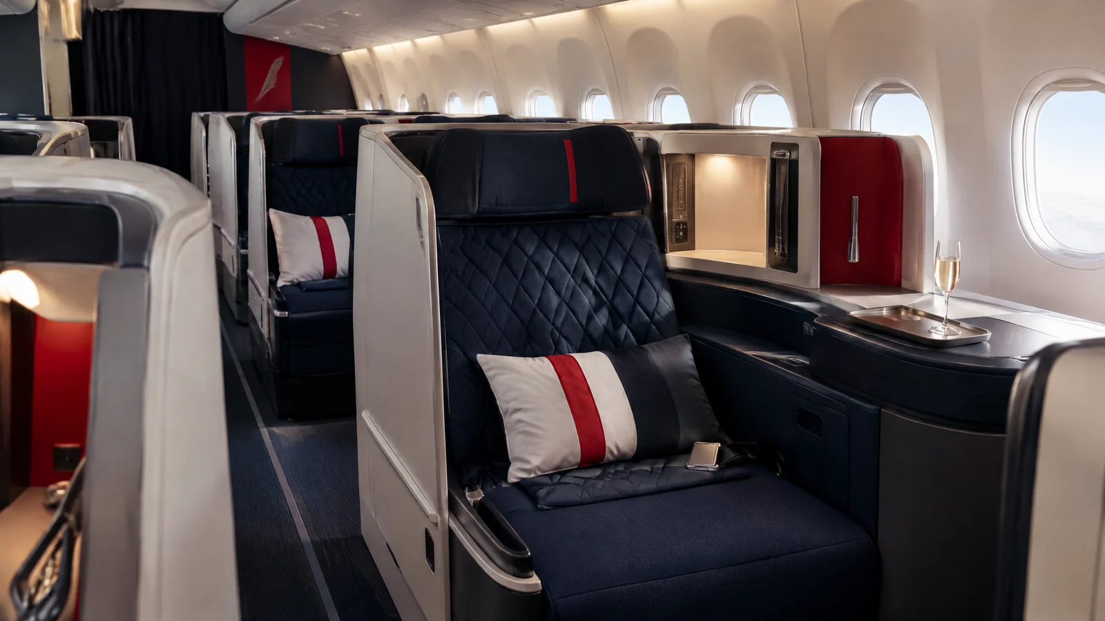Khoang Thương gia minh họa theo nhận diện hãng: Air France