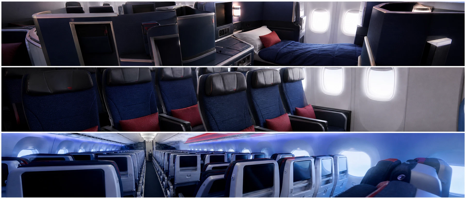 Khoang Thương gia minh họa theo nhận diện hãng: British Airways