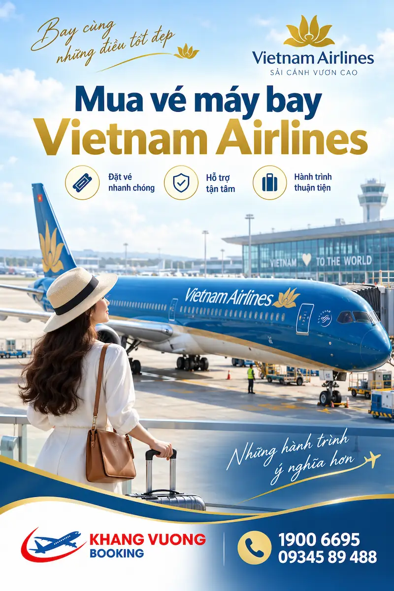 Đặt vé máy bay Vietnam Airlines