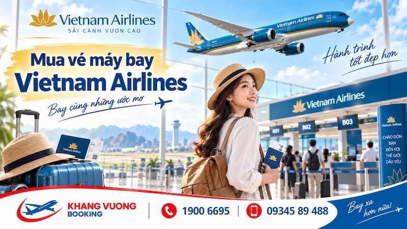 Đặt vé máy bay Vietnam Airlines