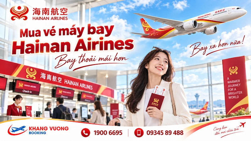 Săn vé máy bay Hainan Airlines giá tốt