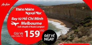 Air Asia KM vé đi Úc chỉ từ 159 USD siêu rẻ