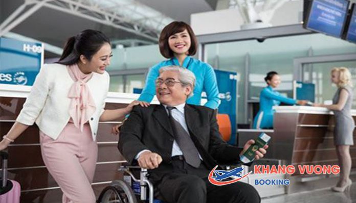 Quy định hành khách hạn chế khả năng di chuyển đi máy bay Vietnam Airlines