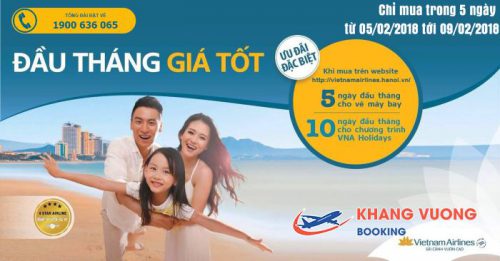 Vietnam Airlines khuyến mãi giá vé chỉ từ 99 USD