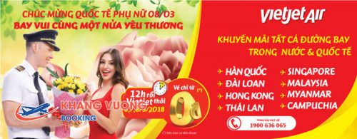 Vietjet Air khuyến mãi vé 0 đồng