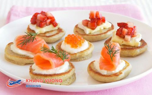 Blini là loại bánh không thể bỏ qua