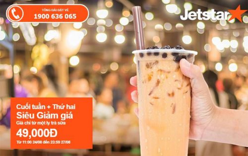 Vé máy bay một chiều giảm giá chỉ từ 49.000 VNĐ