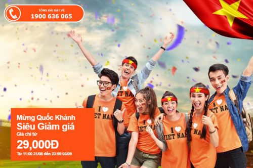 Giá vé máy bay chỉ từ 29.000