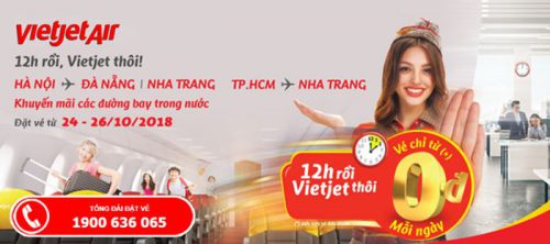 Vietjet Air mở bán 2.000.000 vé máy bay 0 đồng