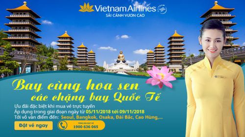 Khuyến mãi lớn từ Vietnam Airlines trong 5 ngày vàng