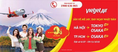 Vietjet Air mở bán 10.000 vé máy bay 0 đồng