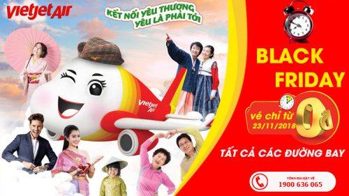 Chỉ 1 ngày duy nhất từ Vietjet Air 1.000.000 Vé 0 đồng