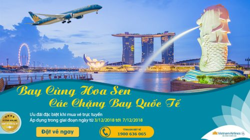 Vietnam Airlines vé máy bay khứ hồi chỉ 112 USD