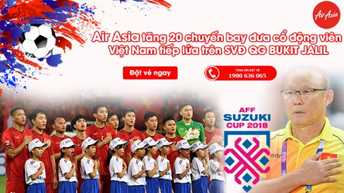 Air Asia tăng 20 chuyến bay đến Malaysia