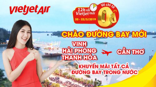 Cùng Vietjet Khám phá vẻ đẹp Việt Nam chỉ từ 0 đồng