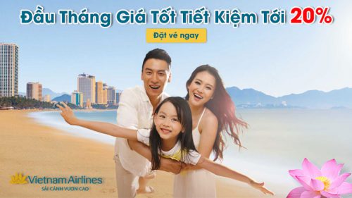 Vietnam Airlines giảm 20% giá vé máy bay trong 5 ngày vàng