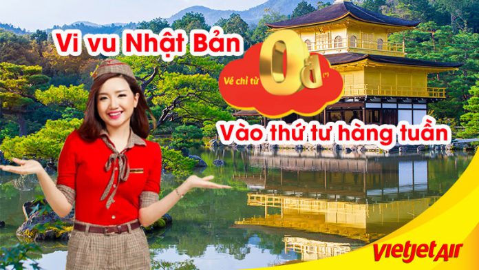 Săn vé máy bay khuyến mãi chỉ từ 0 đồng mỗi thứ 4 từ Vietjet Air