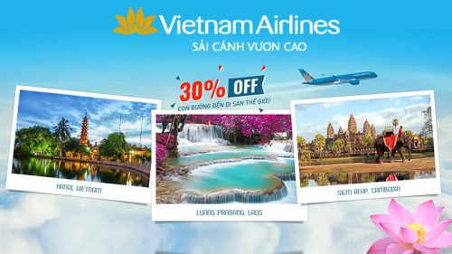 Giảm 30% cùng Vietnam Airlines khám phá di sản thế giới