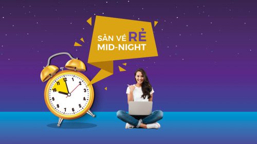 Khuyến mãi lớn Mid- night Sales giảm 50% vé máy bay đến Châu Âu