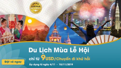 Khuyến mãi Vietnam Airlines khám phá lễ hội độc đáo chỉ từ 9 USD