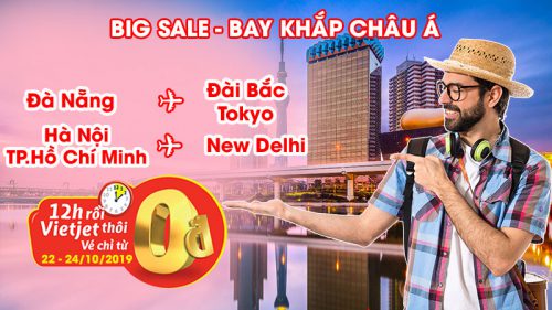 Vietjet khuyến mãi toàn mạng bay trong 3 ngày vàng chỉ từ 0 đồng