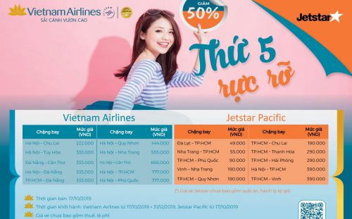 Thứ 5 đến rồi cùng Vietnam Airlines săn khuyến mãi thôi
