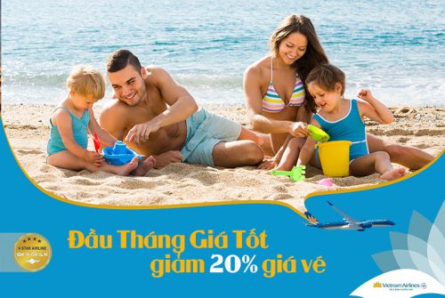Vietnam Airlines giảm 20% giá vé trong 5 ngày vàng