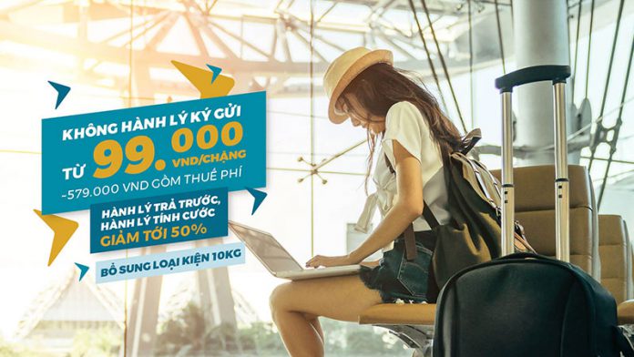 Mua vé máy bay Vietnam Airlines không hành lý chỉ từ 99.000 VND