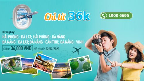 Khuyến mãi đường bay mới từ Bamboo Airways giá vé chỉ 36.000 VND