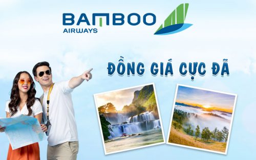Combo khuyến mãi 4 vé máy bay chỉ từ 800.000 VND từ Bamboo Airways