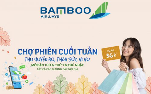 Vé máy bay khuyến mãi chỉ 45.000 VND từ Bamboo Airways