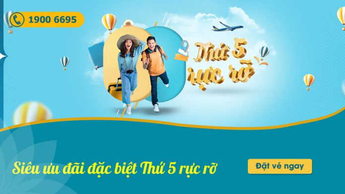 Săn khuyến mãi thứ 5 rực rỡ Vietnam Airlines chỉ từ 500.000 VND