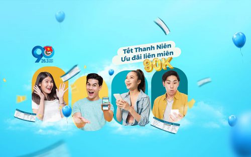 Đồng giá 90.000 VND khuyến mãi kỷ niệm thành lập đoàn Vietnam Airlines