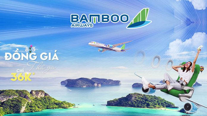 Khuyến mãi Bamboo Airways mừng ngày 8/3 đồng giá thả ga