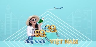 Khuyến mãi Vietnam Airlines bay khắp Việt Nam chỉ từ 39.000 VND