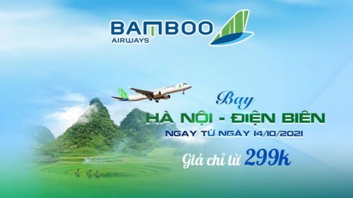 Khuyến mãi chỉ 299.000 VND bay Hà Nội – Điện Biên từ Bamboo Airways