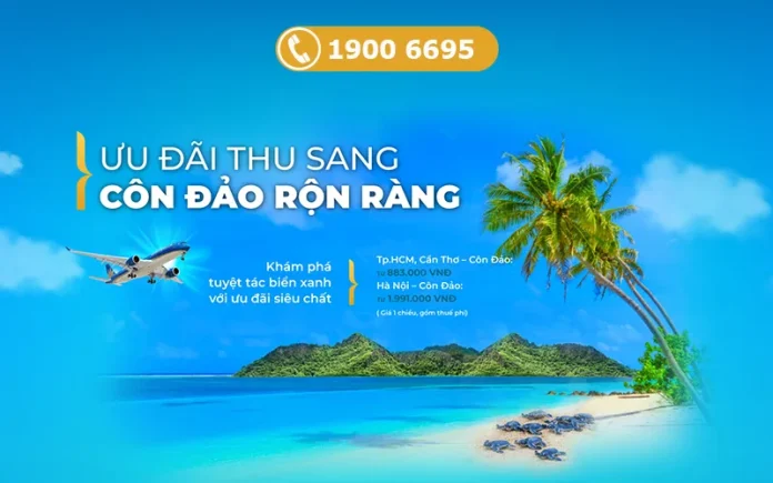 Săn vé máy bay giá rẻ đi Côn Đảo tháng 10