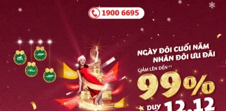Vietjet Air sale 99% giá vé máy bay ngày đôi 12-12