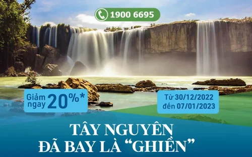 Bamboo Airways ưu đãi giảm 20% giá vé máy bay đi Buôn Ma Thuột