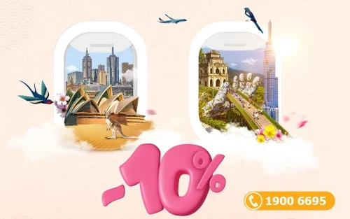 Vietnam Airlines ưu đãi vé máy bay đi Úc xuân 2023
