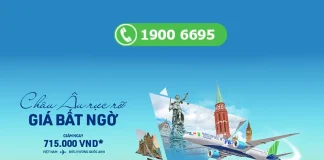 Bamboo ưu đãi giảm giá vé máy bay đi Anh - Đức 715.000đ