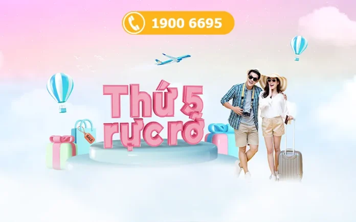 Thứ 5 rực rỡ - Vietnam Airlines giảm giá 109.000 đồng