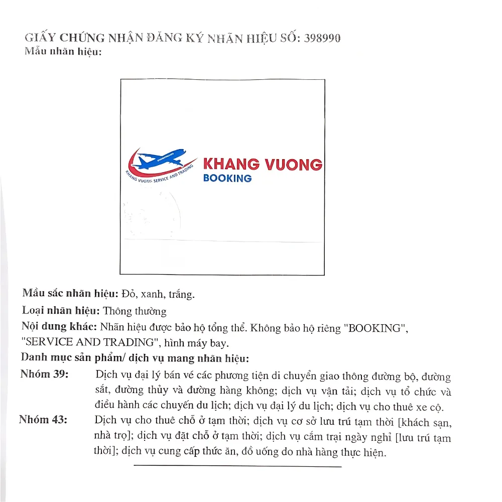Khang Vượng Booking - Địa chỉ mua vé máy bay giá rẻ uy tín