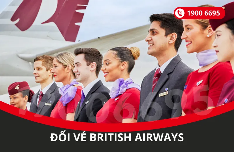 Đổi vé máy bay British Airways