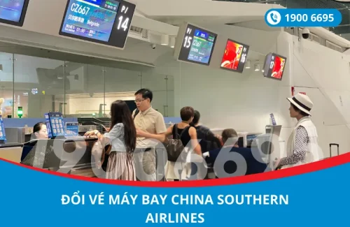 Đổi vé máy bay China Southern Airlines