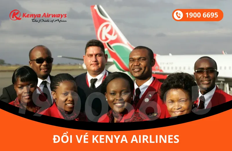 Đổi vé máy bay Kenya Airlines