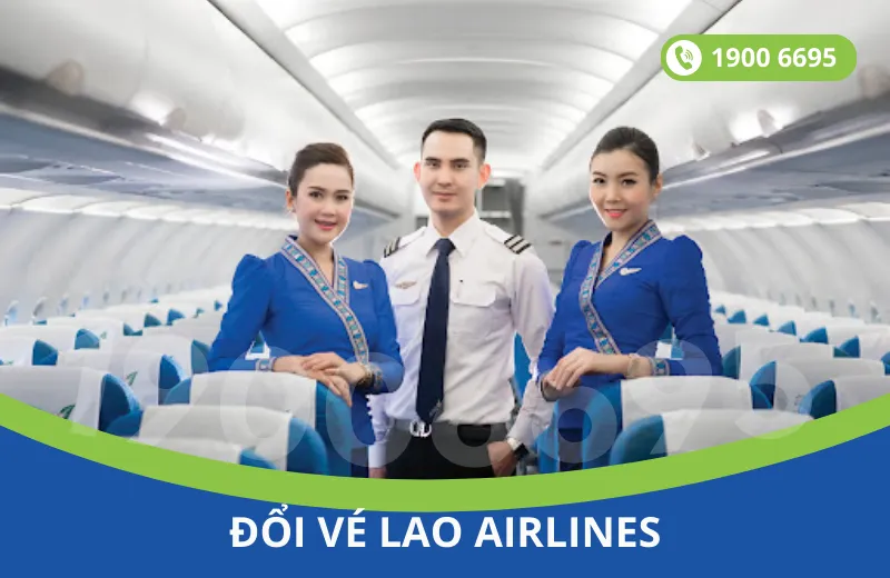 Đổi vé máy bay Lao Airlines