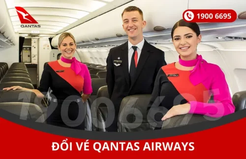 Đổi vé máy bay Qantas Airways