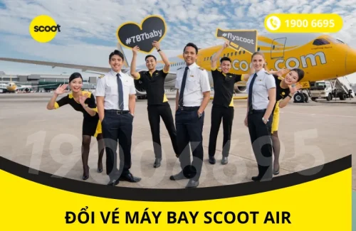 Đổi vé máy bay Scoot Air