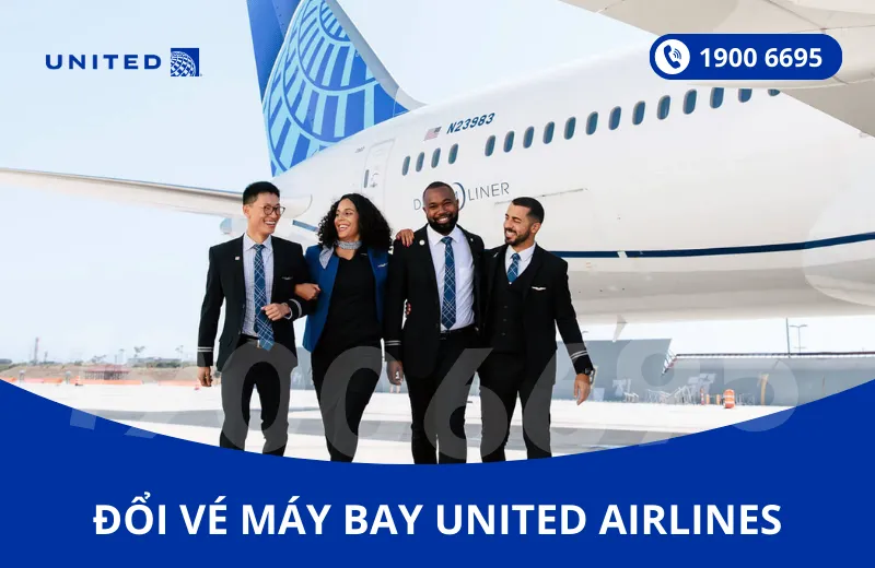 Đổi vé máy bay United Airlines